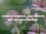 逆战团队战劣势破局指南，天崩开局如何逆风翻盘及避免中途加入的匹配技巧
