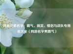 网游兄弟名字：霸气、搞笑、情侣与战队专用名大全（网游名字男霸气）