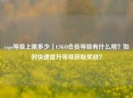 csgo等级上限多少｜CSGO会员等级有什么用？如何快速提升等级获取奖励？