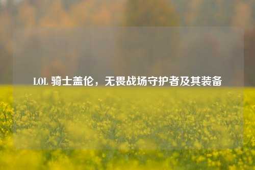 LOL 骑士盖伦,无畏战场守护者及其装备