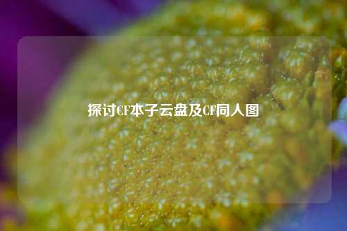 探讨CF本子云盘及CF同人图