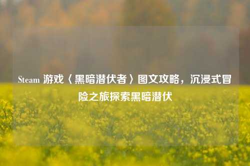 Steam 游戏〈黑暗潜伏者〉图文攻略,沉浸式冒险之旅探索黑暗潜伏