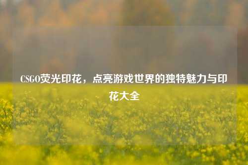 CSGO荧光印花,点亮游戏世界的独特魅力与印花大全